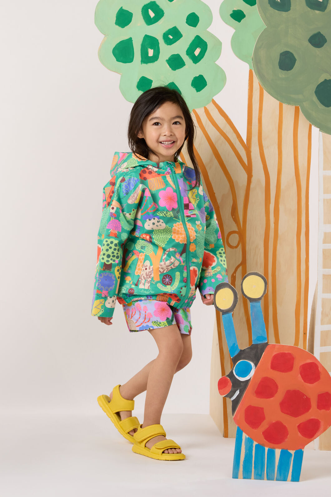 Gorman NZ - Woodend Kids Raincoat - green