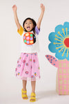 Gorman NZ - Lady And The Bee Kids Sequins Skirt - pink