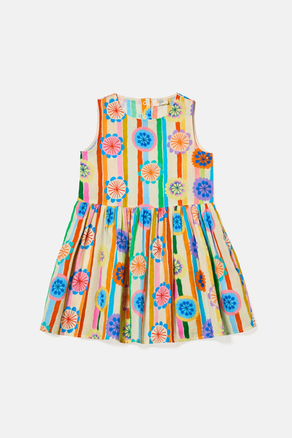Gorman NZ - Petal Pinwheel Kids Dress - multi