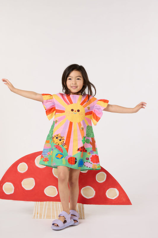 Gorman NZ - Hello Sunshine Kids Dress - multi