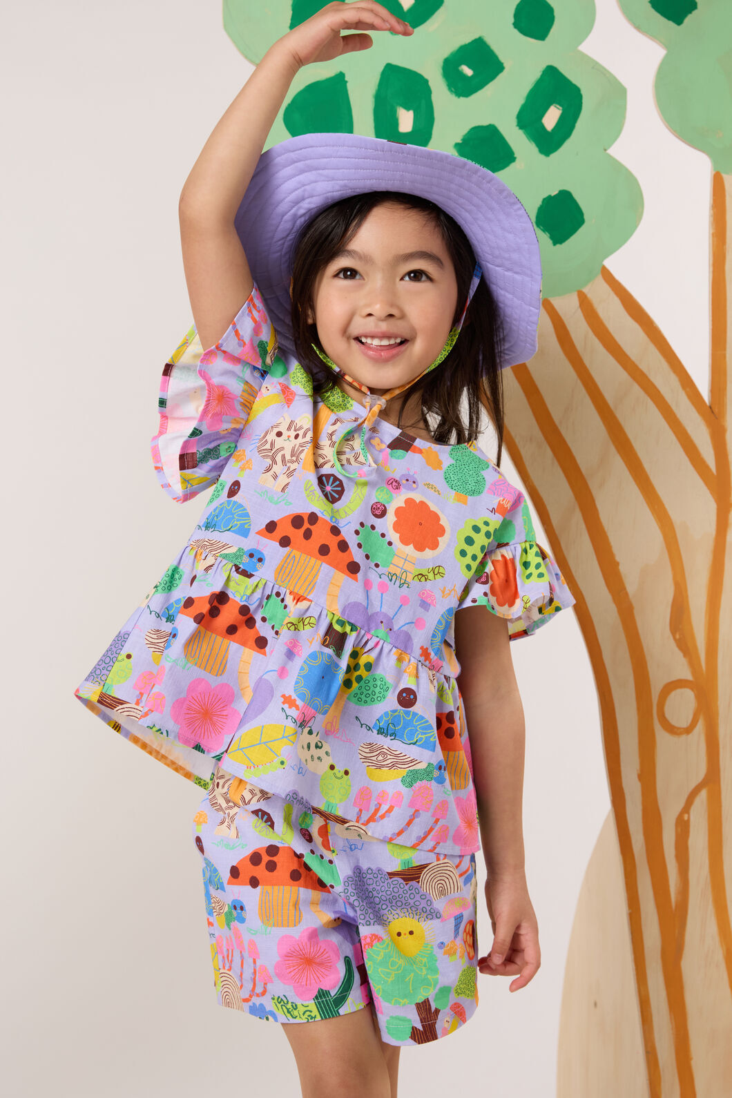 Gorman NZ - Woodend Kids Top - lilac