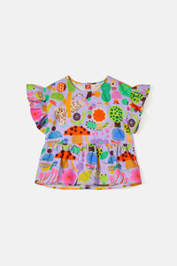 Gorman NZ - Woodend Kids Top - lilac