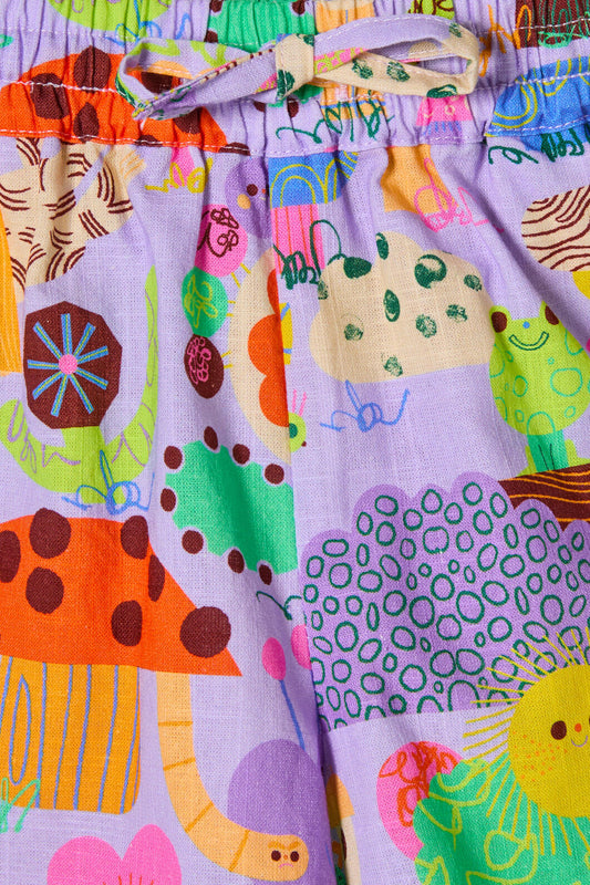 Gorman NZ - Woodend Kids Shorts - lilac