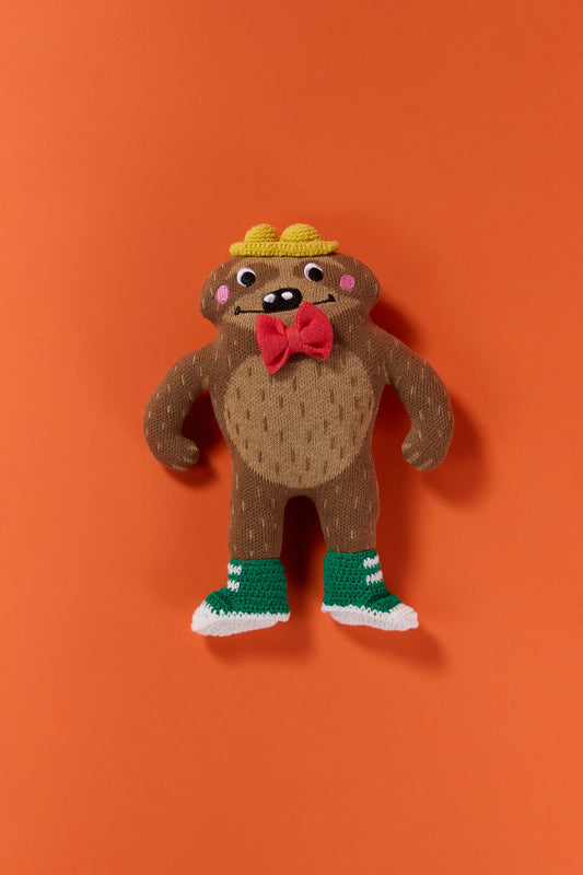 Gorman NZ - Sloth Guy Kids Knit Toy - multi