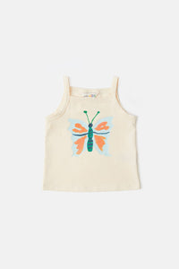 Gorman NZ - Bugs Baby Singlet - cream