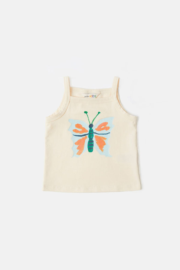 Gorman NZ - Bugs Baby Singlet - cream