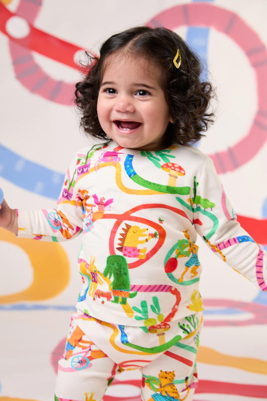 Gorman NZ - Swirl Baby LS Tee - cream