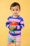 Gorman NZ - Wild Flower Stripe Baby Tee - stripe