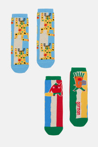 Gorman NZ - Carnival stripe Kids Sock Pack - multi