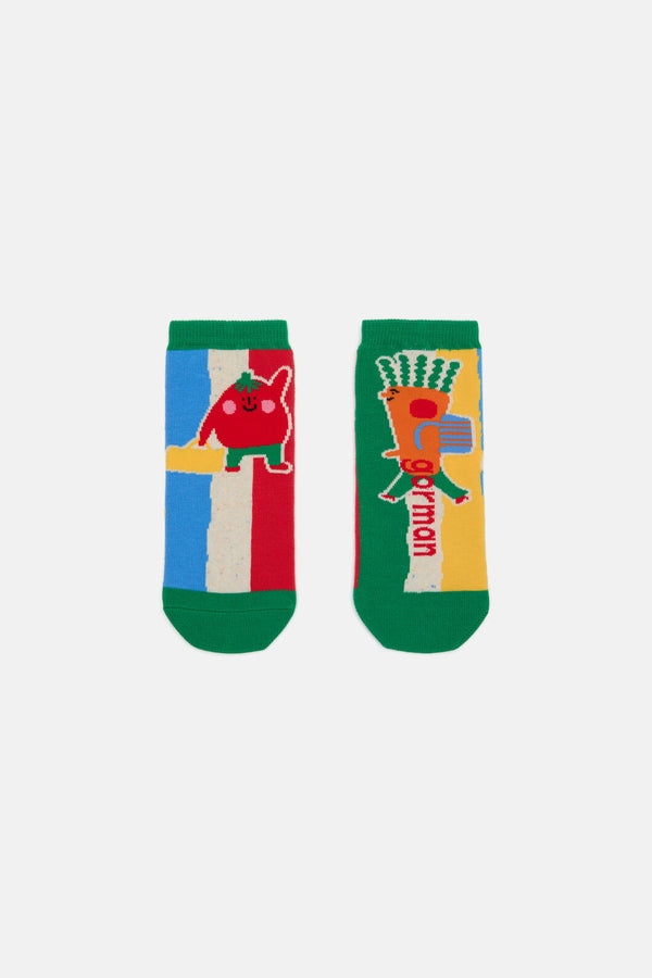 Gorman NZ - Carnival stripe Kids Sock Pack - multi