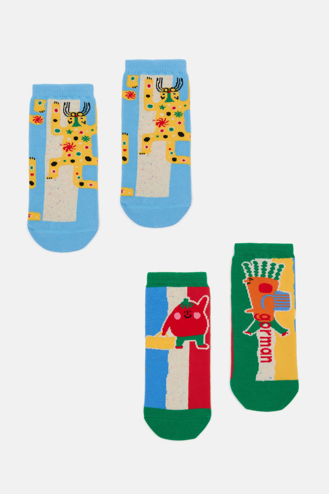 Gorman NZ - Carnival stripe Kids Sock Pack - multi