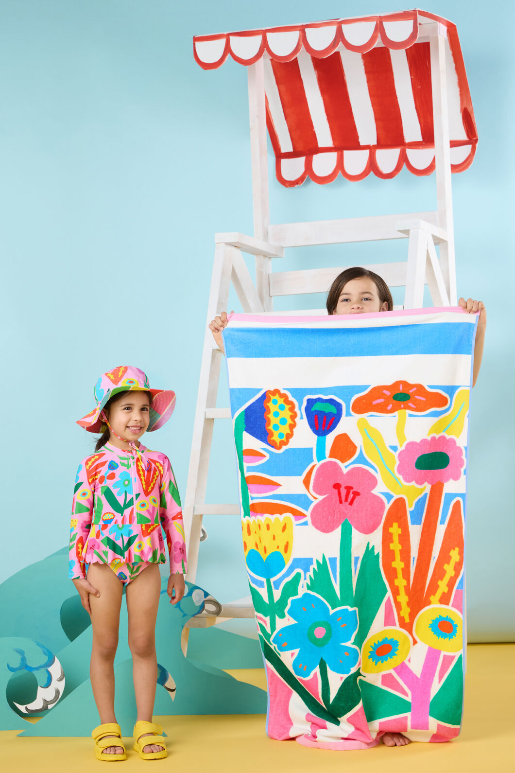 Gorman NZ - Riviera Kids Beach Towel - multi