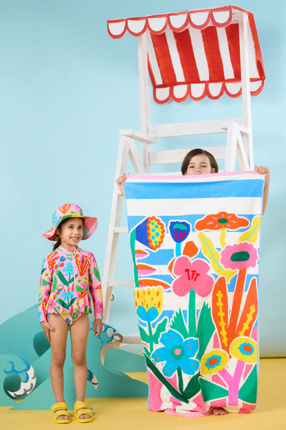 Gorman NZ - Riviera Kids Beach Towel - multi