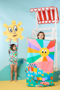 Gorman NZ - Sunset Kids Beach Towel - multi