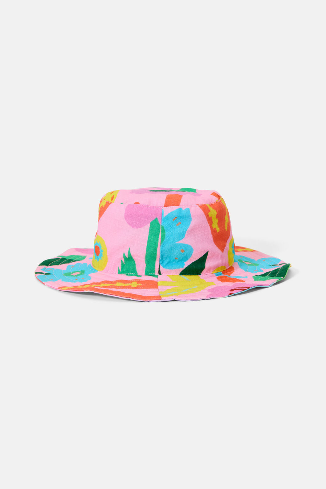 Gorman NZ - Bold Floral Kids Sun Hat - pink