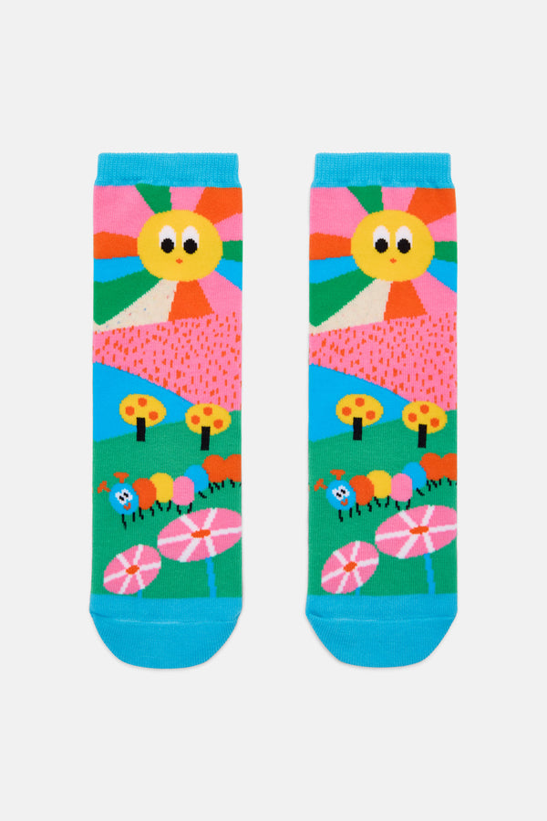 Bold Floral Kids Sock Pack