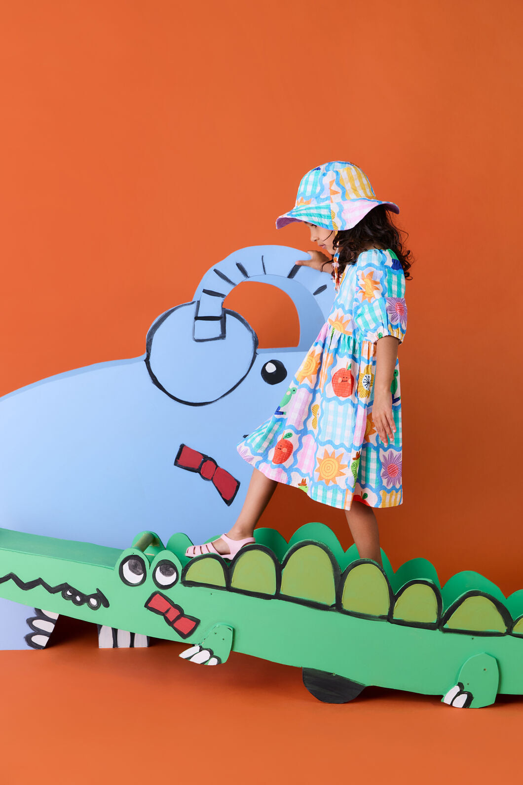 Gorman NZ - Jumble Check Baby Hat - multi