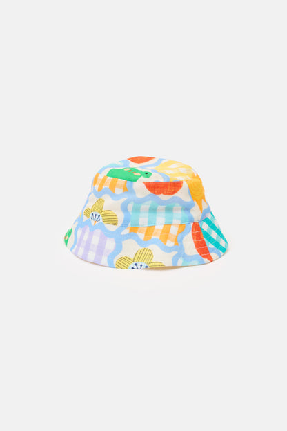 Jumble Check Baby Hat