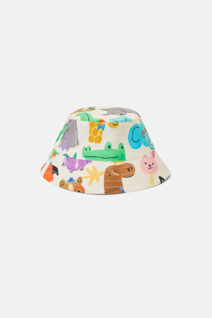 Gorman NZ - Happy Guys Baby Hat - cream