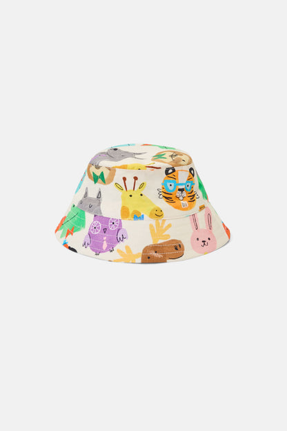 Gorman NZ - Happy Guys Baby Hat - cream