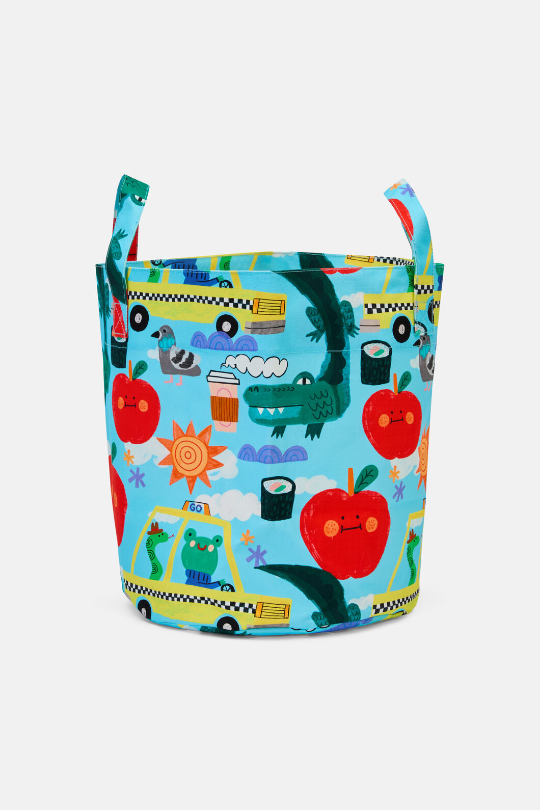 Gorman NZ - Taxi Kids Toy Basket - blue
