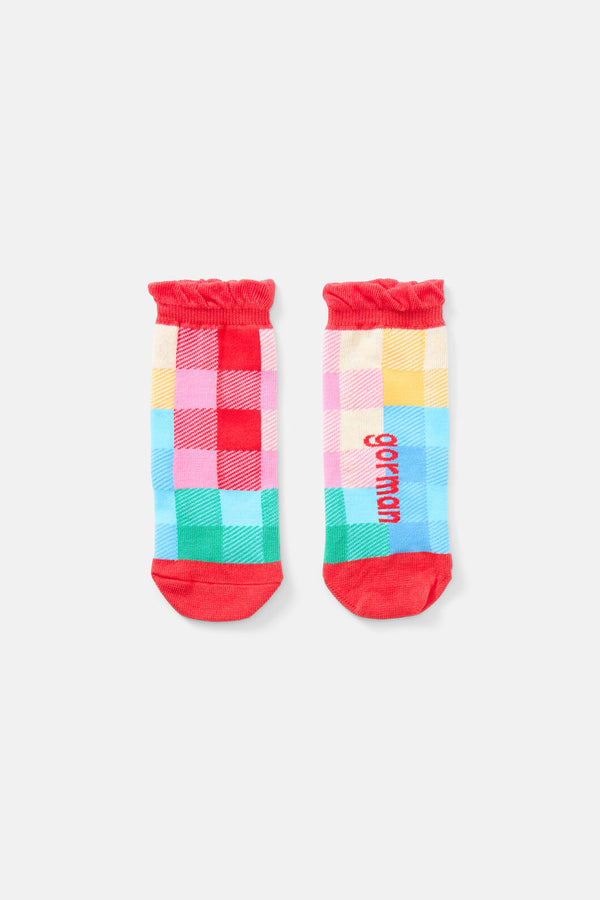 Gorman NZ - Vichy Check Kids Sock - multi