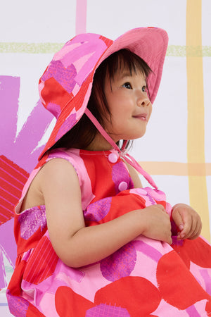 Gorman NZ - Riso Floral Kids Hat - pink