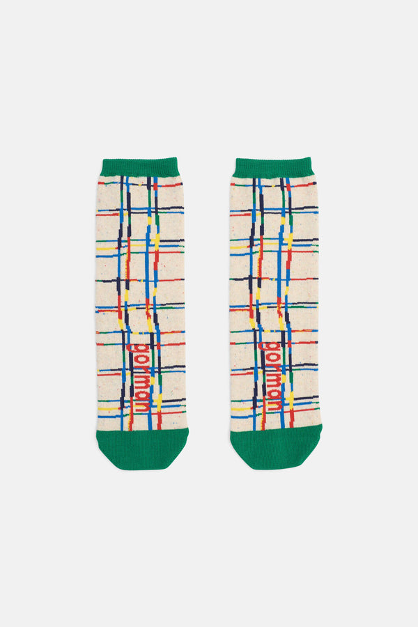 Gorman NZ - Believe Check Kids Socks - multi