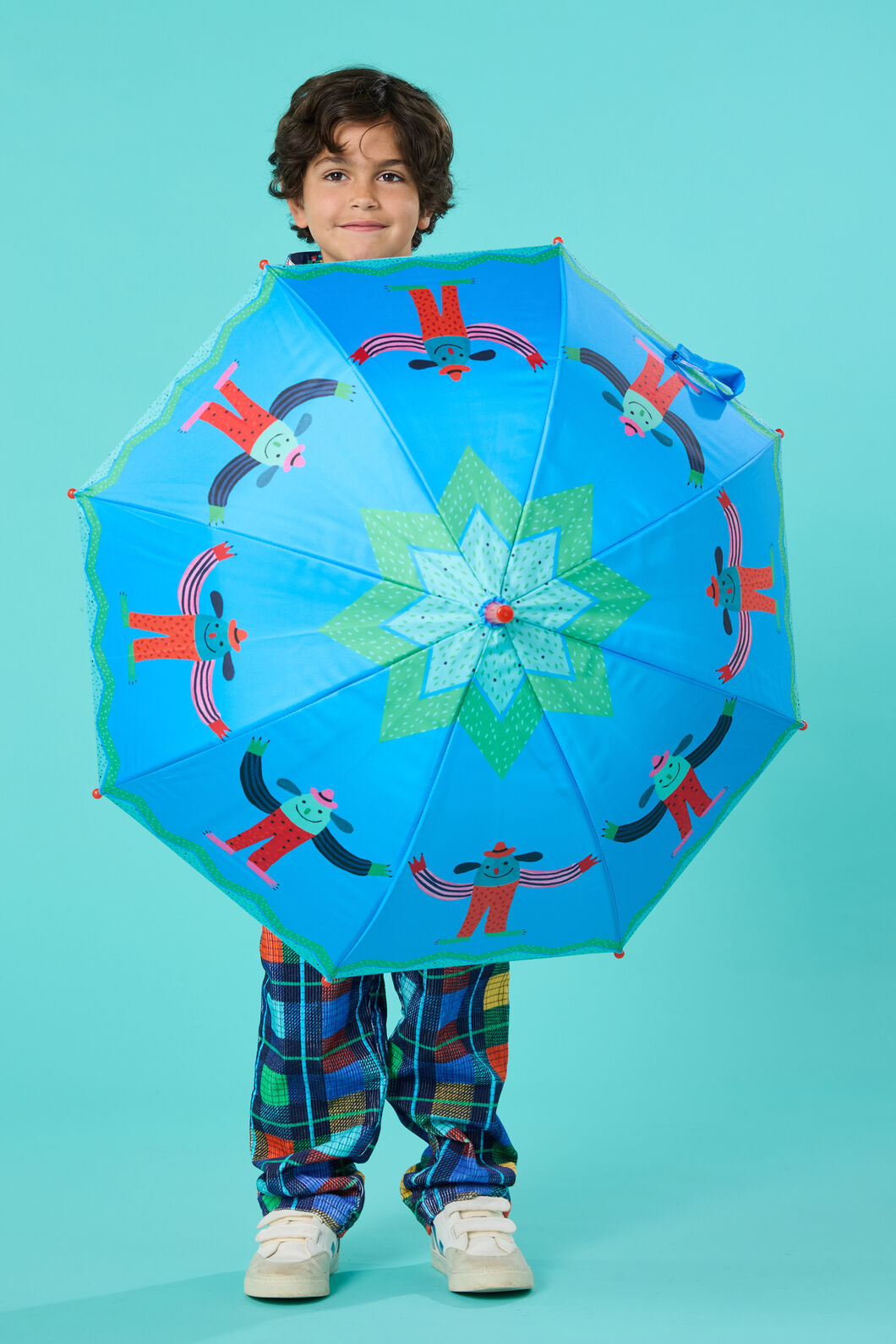 Gorman NZ - Monster Play Kids Umbrella - blue