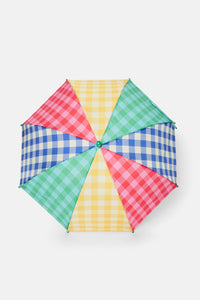 Gorman NZ - Gingham Splice Kids Umbrella - multi