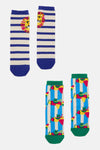 Gorman NZ - Flying Frogs Kids Socks - multi