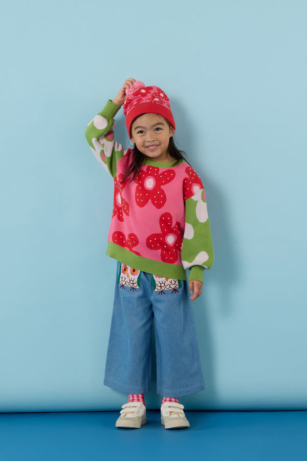 Gorman NZ - Spotty Floral Kids Beanie - multi