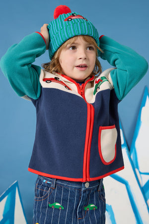 Gorman NZ - Multi Rib Cars Kids Beanie - green