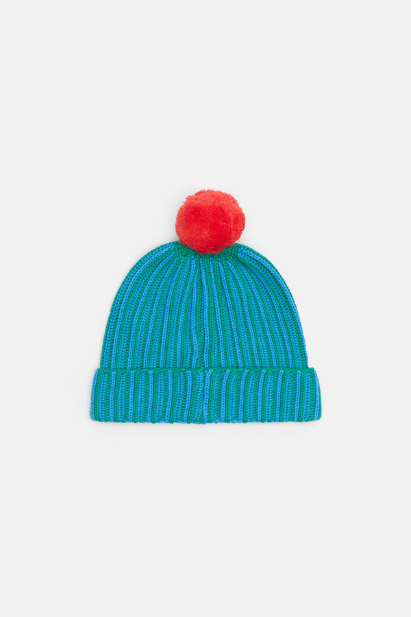 Gorman NZ - Multi Rib Cars Kids Beanie - green