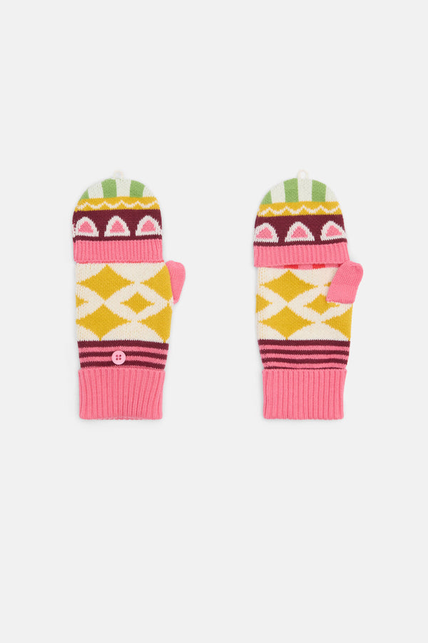 Gorman NZ - Abstract Kids Mittens - multi