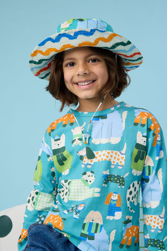 Gorman NZ - Sweater Dog Kids Hat - teal