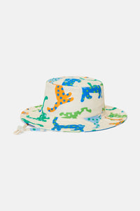 Gorman NZ - Spotty Cats Kids Hat - cream