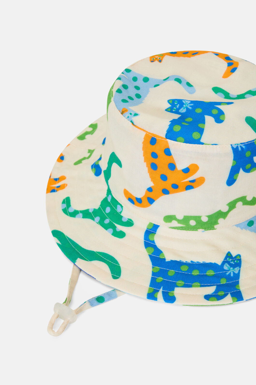 Gorman NZ - Spotty Cats Kids Hat - cream