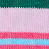 Pink Stripe Rib Kids Sock