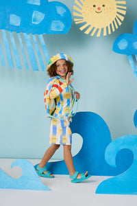 Gorman NZ - Sunny Patchwork Kids Swim Hat - multi