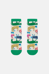 Gorman NZ - Leopards Sock 2Pr Pk - print