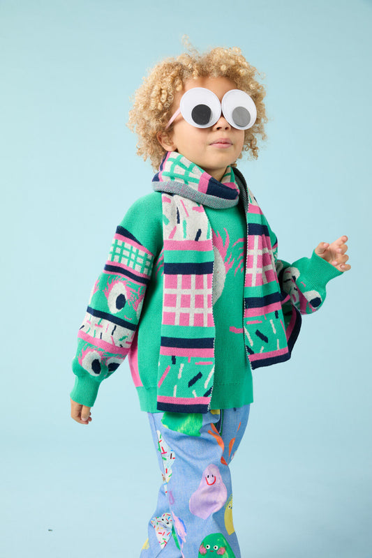Gorman NZ - Look Out Kids Scarf - multi
