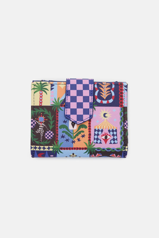 Gorman NZ - Luna Cirque Slim Fold Wallet - print