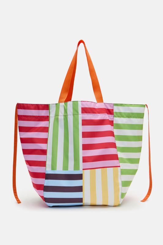 Gorman NZ - Luna Stripe Soft Fold Tote - print