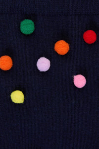 Gorman NZ - Pom Pom Navy Sock - navy