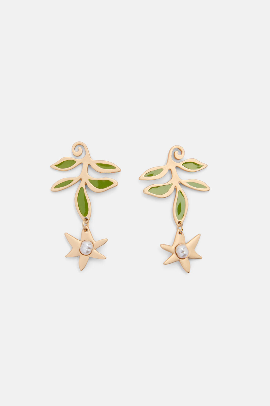 Gorman NZ - Branching Out Earrings Gold - multi