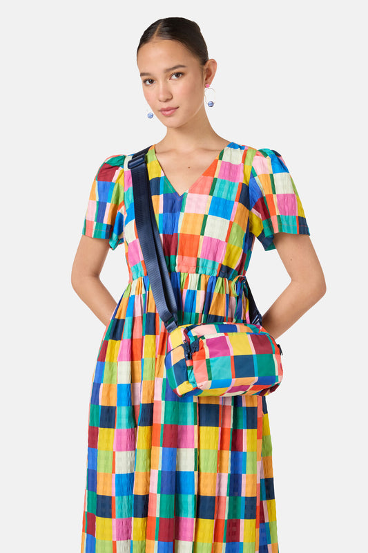 Gorman NZ - Rhapsody Check Crossbody Bag - print