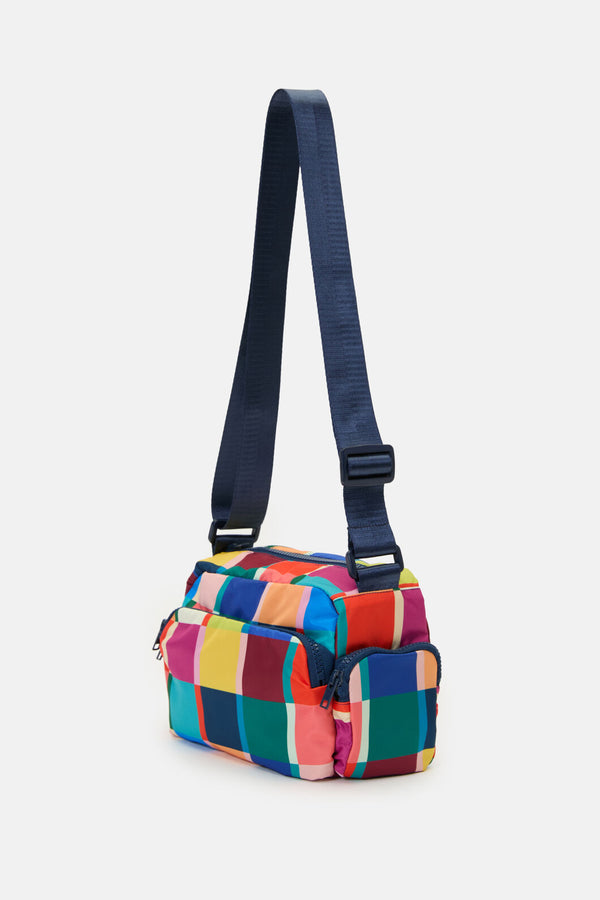 Gorman NZ - Rhapsody Check Crossbody Bag - print