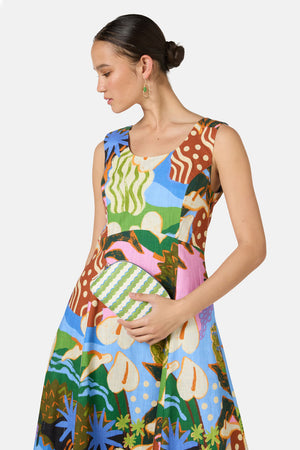 Gorman NZ - Natural Form Travel Purse - print