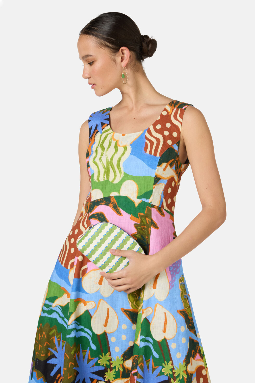 Gorman NZ - Natural Form Travel Purse - print